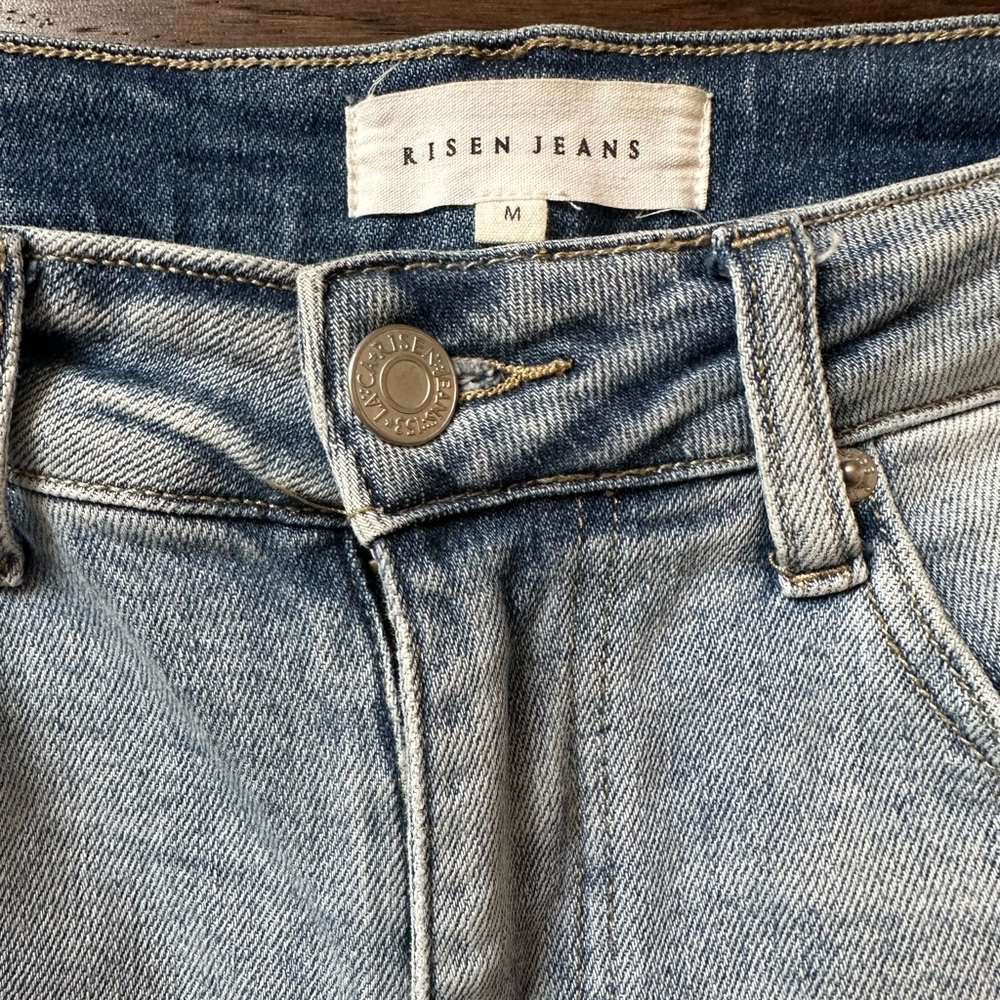 RISEN distressed denim shorts - Picture 2 of 5